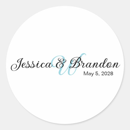 Trouwlabel 016 ronde sticker (Voorkant)