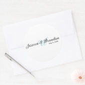 Trouwlabel 016 ronde sticker (Envelop)