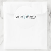 Trouwlabel 016 ronde sticker (Tas)