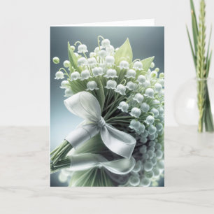Trouwlelie van het Vallei Bouquet Gefeliciteerd Kaart