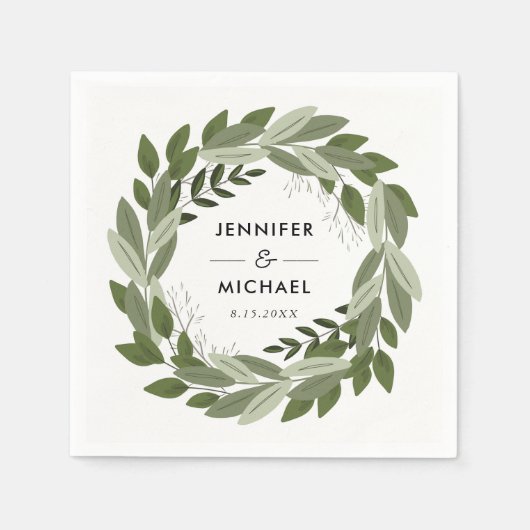 Trouwlentes Cocktail servetten (Voorkant)