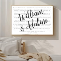 Trouwliedteksten, Minimaal serif kalligrafie