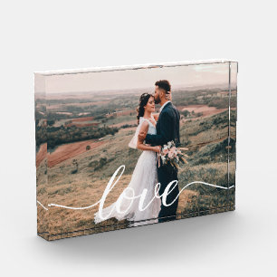 Trouwliefdes Script Persoonlijke Fotocadeau Fotoblokken