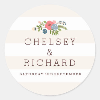 Trouwlint - roze Sticker