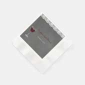 Trouwlocatie wijnlandgoed Vintage Lace Servet (Hoek)