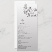 Trouwmenu - Een smaak van liefde (Voorkant / Achterkant)