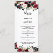 TROUWMENU. MENU (Voorkant / Achterkant)