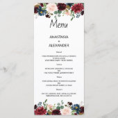 TROUWMENU. MENU (Voorkant)