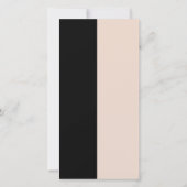 Trouwmenu met monogram Hart Salie Roze (Achterkant)