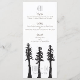 Trouwmenu Redwood Trees Menu