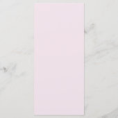 Trouwmenu Roze Pioenrozen Menu (Achterkant)