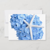 Trouwmenu Strandtuin Blauw RSVP (Achterkant)