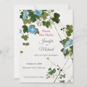 Trouwmoderne minimalistische gewone kalligrafie bl save the date