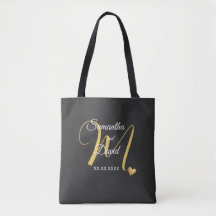 Trouwmonogramontwerp met namen en datum