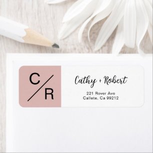Trouwnaam Retouradres Labels