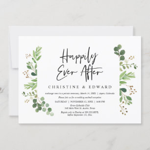 Trouwontvluchting, 'Happily ever after'-diner Kaart