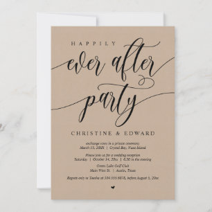 Trouwontvluchting, Happily Ever After-feest, Kraft Kaart