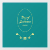 Trouwpaar Floor Decal en Sticker (Vel)