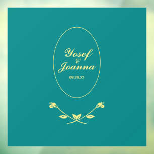 Trouwpaar Floor Decal en Sticker