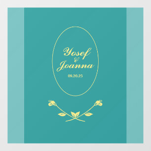 Trouwpaar Floor Decal en Sticker