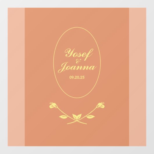 Trouwpaar Floor Decal en Sticker (Vel)