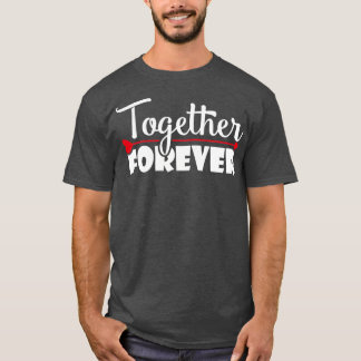 Trouwpaar JGA vrijgezellenfeest huwelijksreis vrij T-shirt
