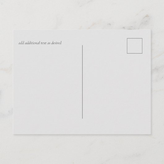 Trouwpaar Konijnen Landtuin Briefkaart (Achterkant)