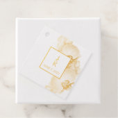 Trouwpaar Monogram Folie Favoriet Tag (Met doos)