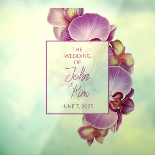 Trouwpaar Monogram Vloer Decal & Sticker (Vel 3)