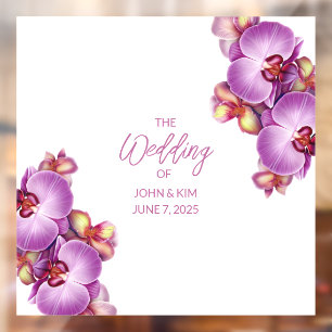 Trouwpaar Monogram Vloer Decal & Sticker