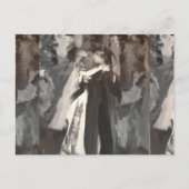 Trouwpaar Schilderen Trouwen Briefkaart (Voorkant)