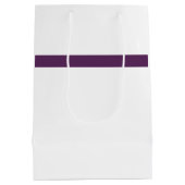 Trouwpaars en wit medium cadeauzakje (Achterkant)