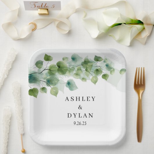 trouwpapier papieren bordje (Huwelijk)