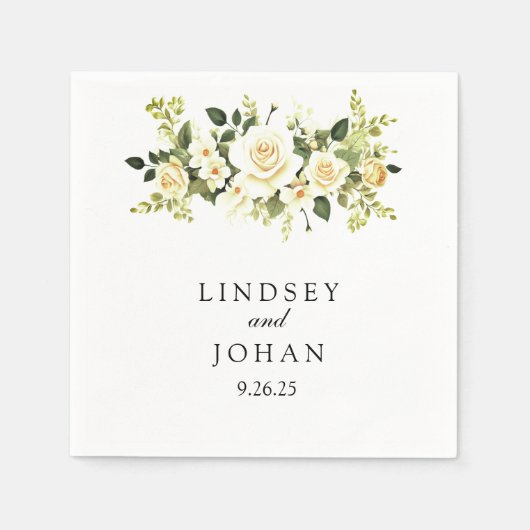 trouwpapier servet (Voorkant)