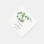 trouwpapier servet (Hoek)