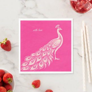 Trouwpauw Botaniek | Roze Servet