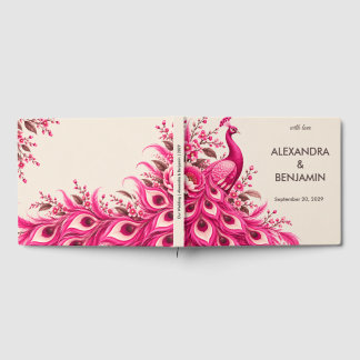 Trouwpauw Botanisch | Roze Couture Gastenboek