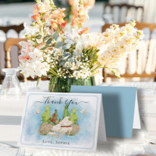 Trouwpiano Viool bloemen duiven Dankkaart Bedankkaart