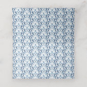 Trouwplaats Kaarten Blauw en Geel (Binnenkant ongevouwen)