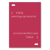 Trouwplaats kaarten-Varkenspictogram-Viva Magenta- Kaart (Voorkant)