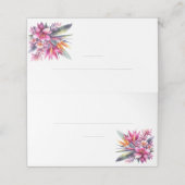 Trouwplaats kaarten-Waterverf Tropical Bliss- (Buitenkant ongevouwen)