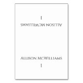 Trouwplaatskaarten - Modern zwart en wit Kaart (Voorkant)