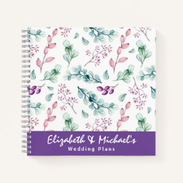 Trouwplanner met budget persoonlijke trendy modern notitieboek