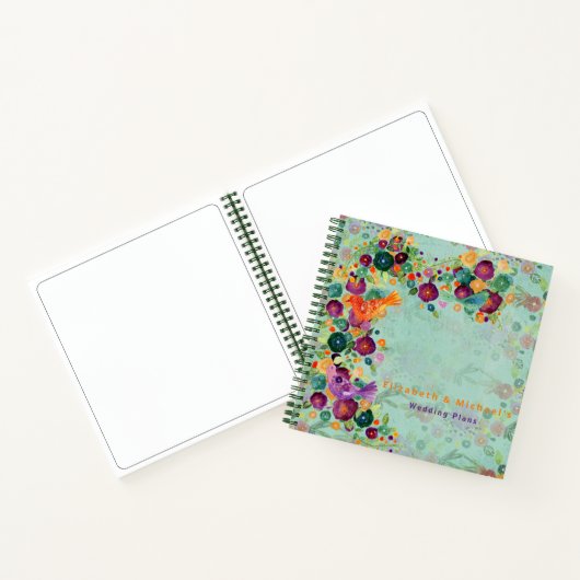Trouwplanner met budget persoonlijke trendy modern notitieboek (Binnen)