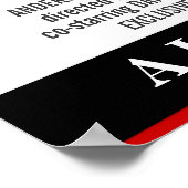 Trouwposter voor Mr & Mrs - Aangepaste filmsjabloo Poster (Hoek)