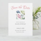 Trouwprofessioneel Minimalistisch Eenvoudig Modern Save The Date (Staand voorkant)