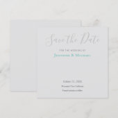 Trouwprofessioneel ontwerp moderne bewaar de datum save the date (Voorkant / Achterkant)