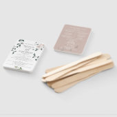 Trouwprogramma Custom Blush Roos Handwaaier (Niet-gemonteerd)