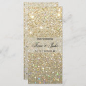 Trouwprogramma - Gold Glit Fab Programma (Voorkant / Achterkant)