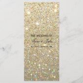 Trouwprogramma - Gold Glitter Fab Programma (Voorkant)